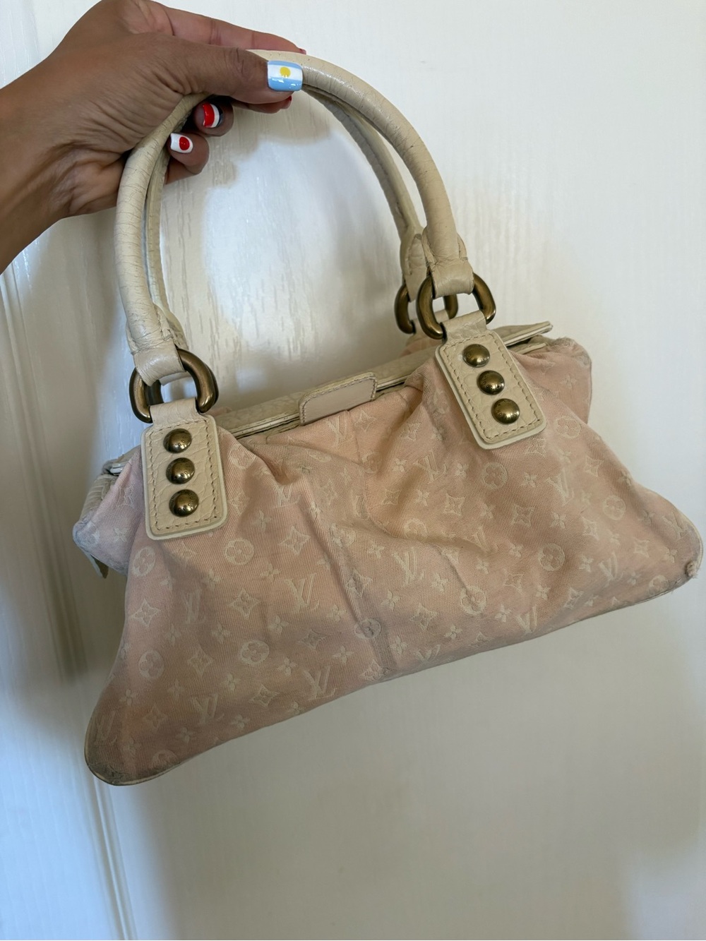 Louis Vuitton authentic Soft Pink Top-Handle Women’s Bag - Picture 2 of 15